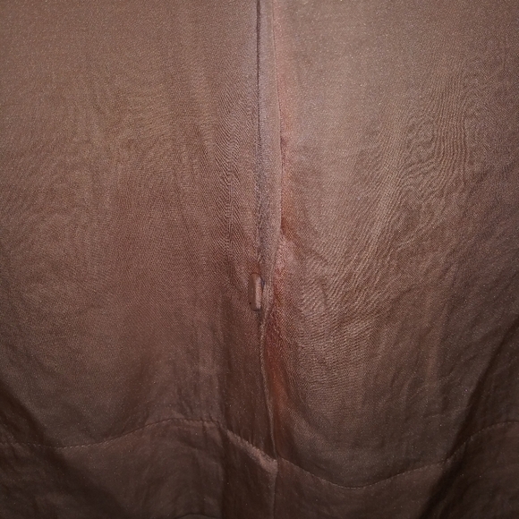 Talbot's Peach Chiffon Blouse - Picture 3 of 5